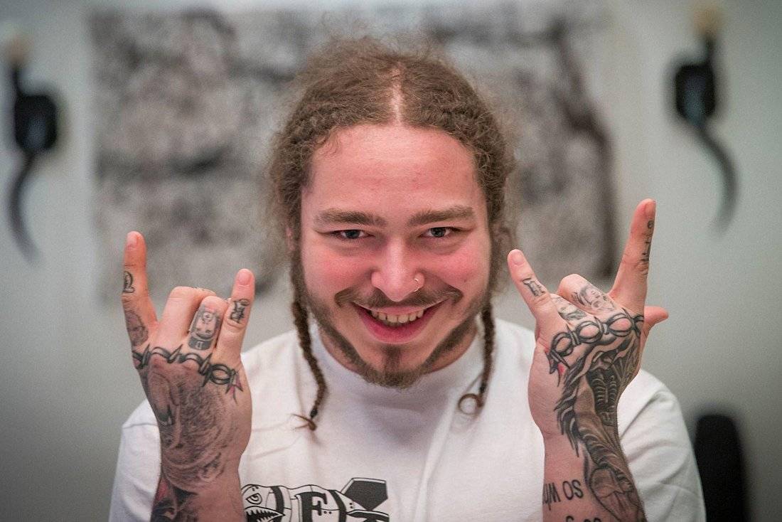 Post Malone Rap Hip Hop Rapper - Poster | Canvas Wall Art Print