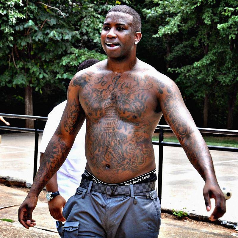 Gucci Mane Tattoo Body - Poster | Canvas Wall Art Print