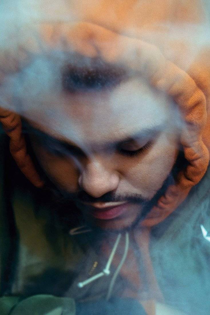 The Weeknd Abel Makkonen Smoke - Poster | Canvas Wall Art Print