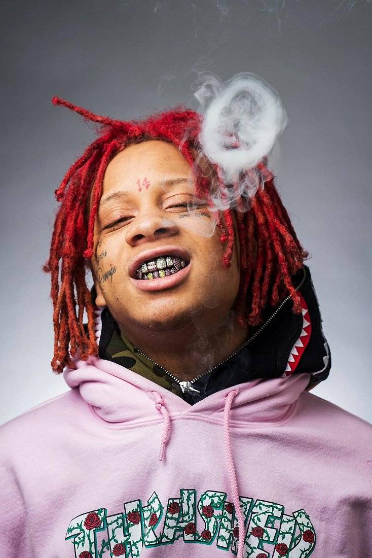 Trippie Redd Smoke - Poster | Canvas Wall Art Print