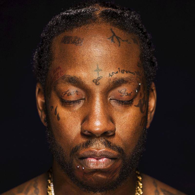 2 Chainz Face Tattoo - Poster | Canvas Wall Art Print