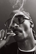 Snoop Dogg Face Smoke Rap - Poster | Canvas Wall Art Print