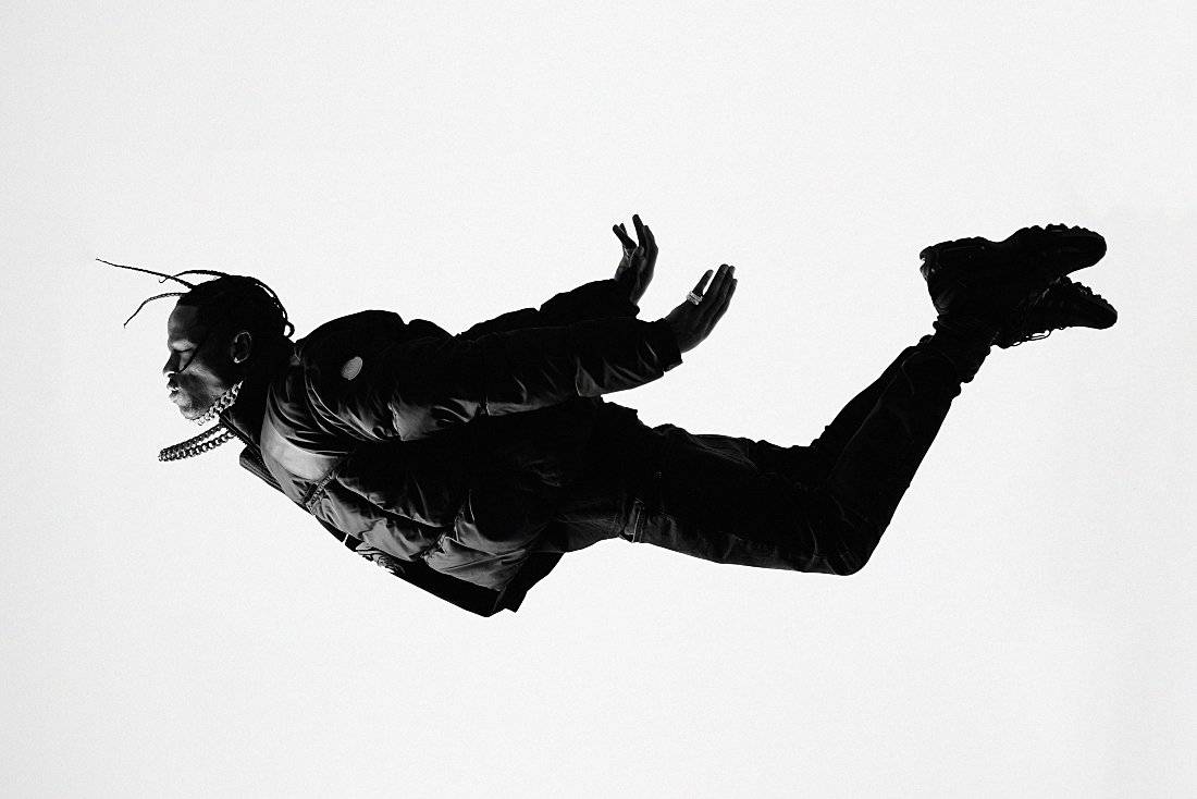 Travis Scott Rapper Monochrome - Poster | Canvas Wall Art Print
