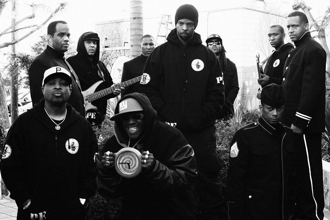 Public Enemy Music Monochrome - Poster | Canvas Wall Art Print