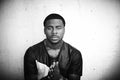 Sage The Gemini Face Monochrome - Poster | Canvas Wall Art Print
