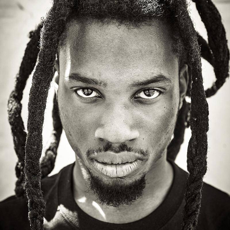 Denzel Curry Face Black White - Poster | Canvas Wall Art Print