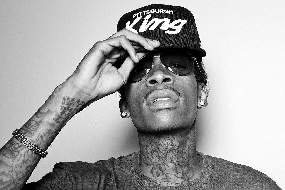 Wiz Khalifa Monochrome - Poster | Canvas Wall Art Print
