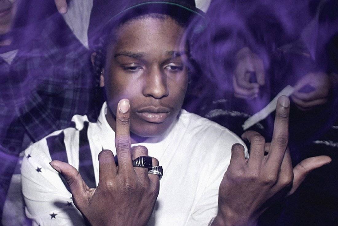 Asap Rocky Smoke - Poster | Canvas Wall Art Print