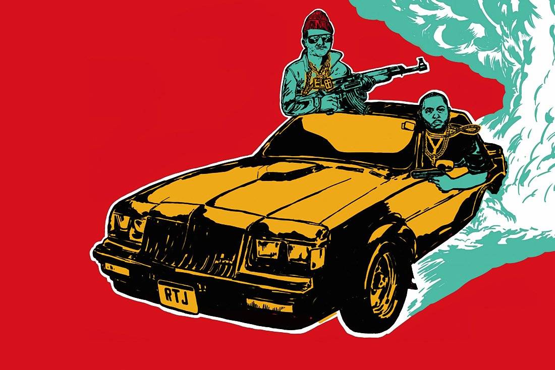 Run The Jewels Artwork - Poster | Canvas Wall Art Print