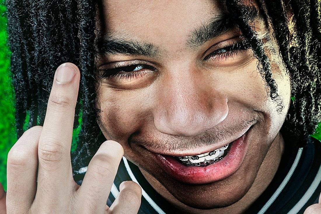 Ybn Nahmir Face - Poster | Canvas Wall Art Print
