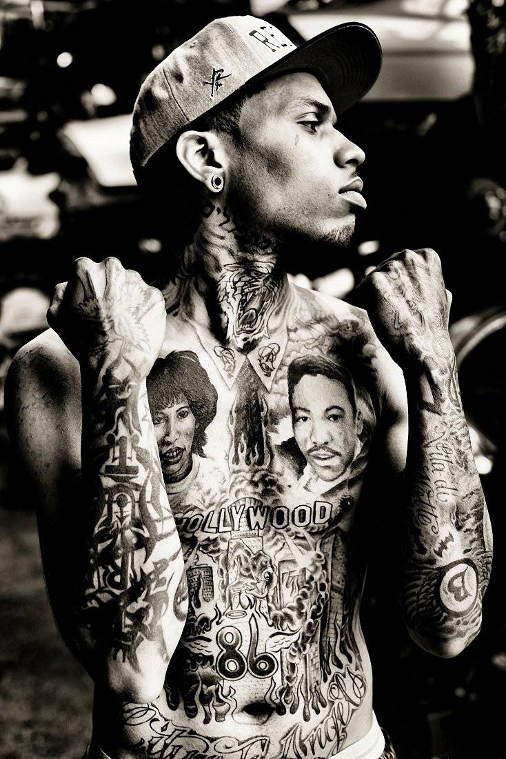 Kid Ink Tattoo - Poster | Canvas Wall Art Print