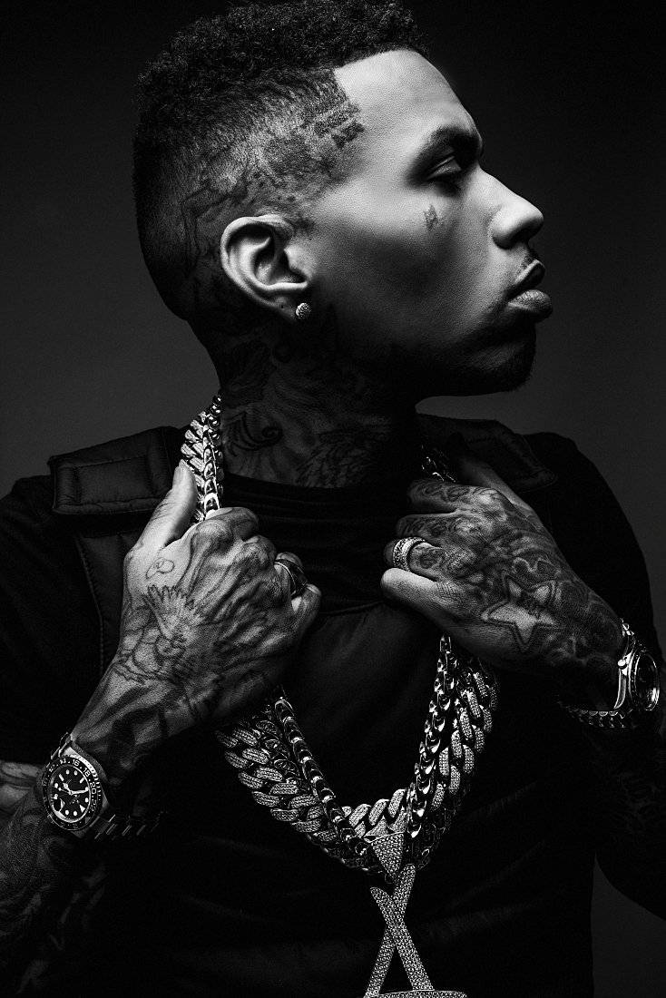 Kid Ink Black And White - Poster | Canvas Wall Art Print