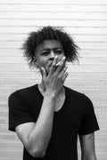 Danny Brown Rapper Smoke Black And White - Poster | Canvas Wall Art Print
