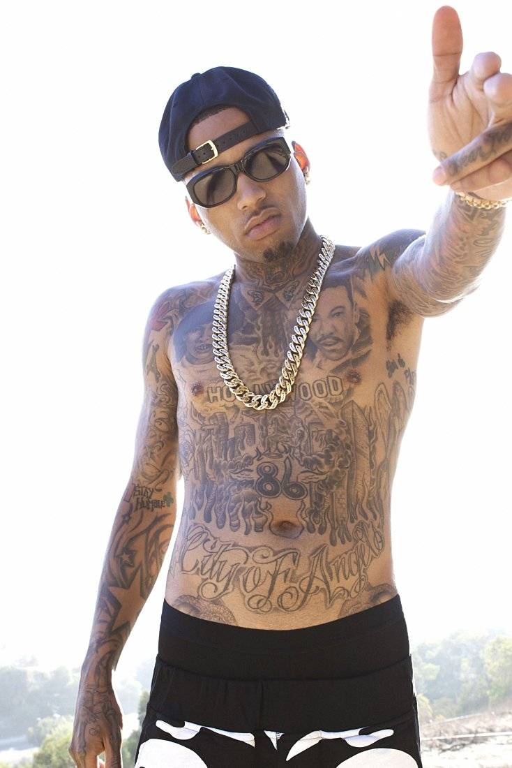 Kid Ink Tattoo Rap - Poster | Canvas Wall Art Print