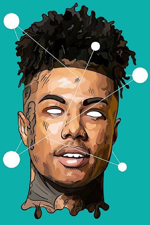 Blueface Rapper (1/5) - Poster | Canvas Wall Art Print
