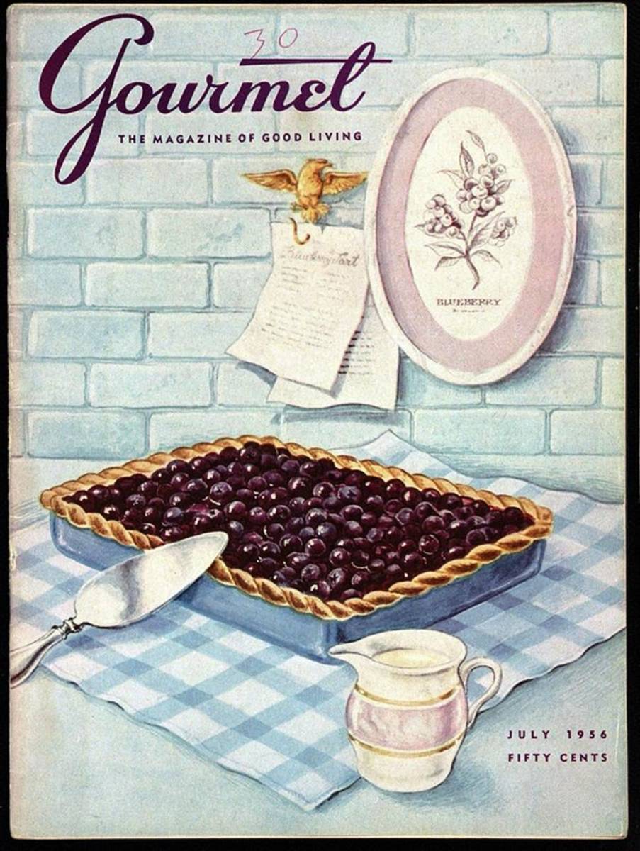 A Blueberry Tart - Poster | Canvas Wall Art Print