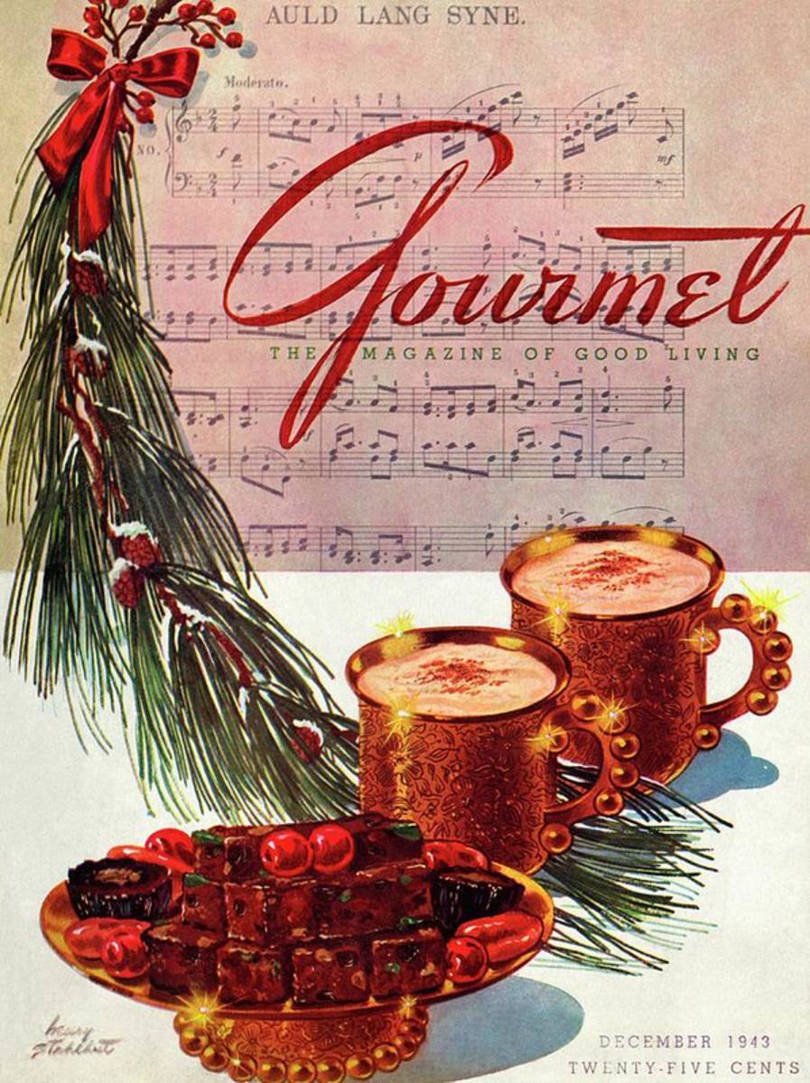 A Christmas Gourmet Cover - Poster | Canvas Wall Art Print