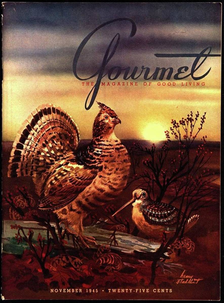 A Gourmet Cover Of A Turkey - Poster | Canvas Wall Art Print