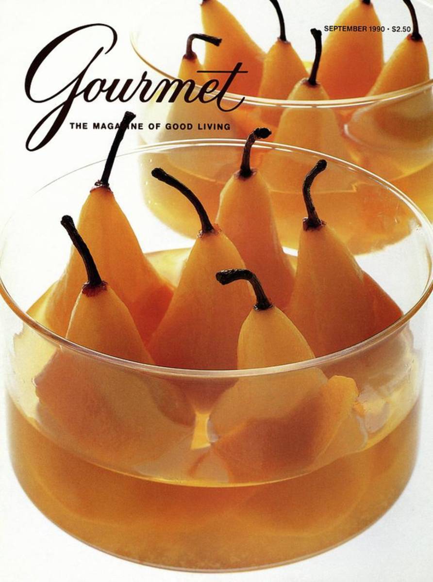 A Gourmet Cover Of Baked Pears - Poster | Canvas Wall Art Print