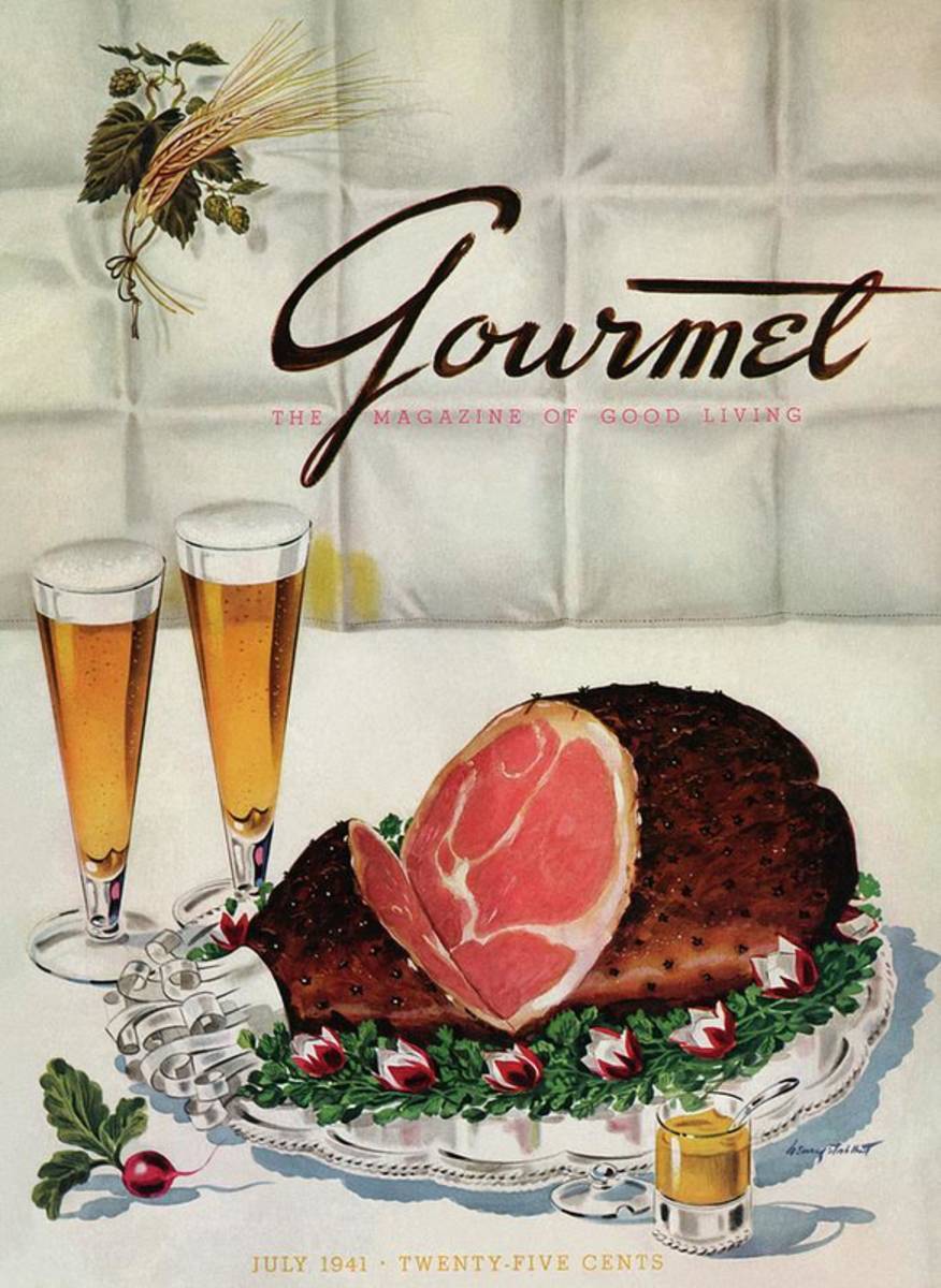 A Gourmet Cover Of Ham - Poster | Canvas Wall Art Print