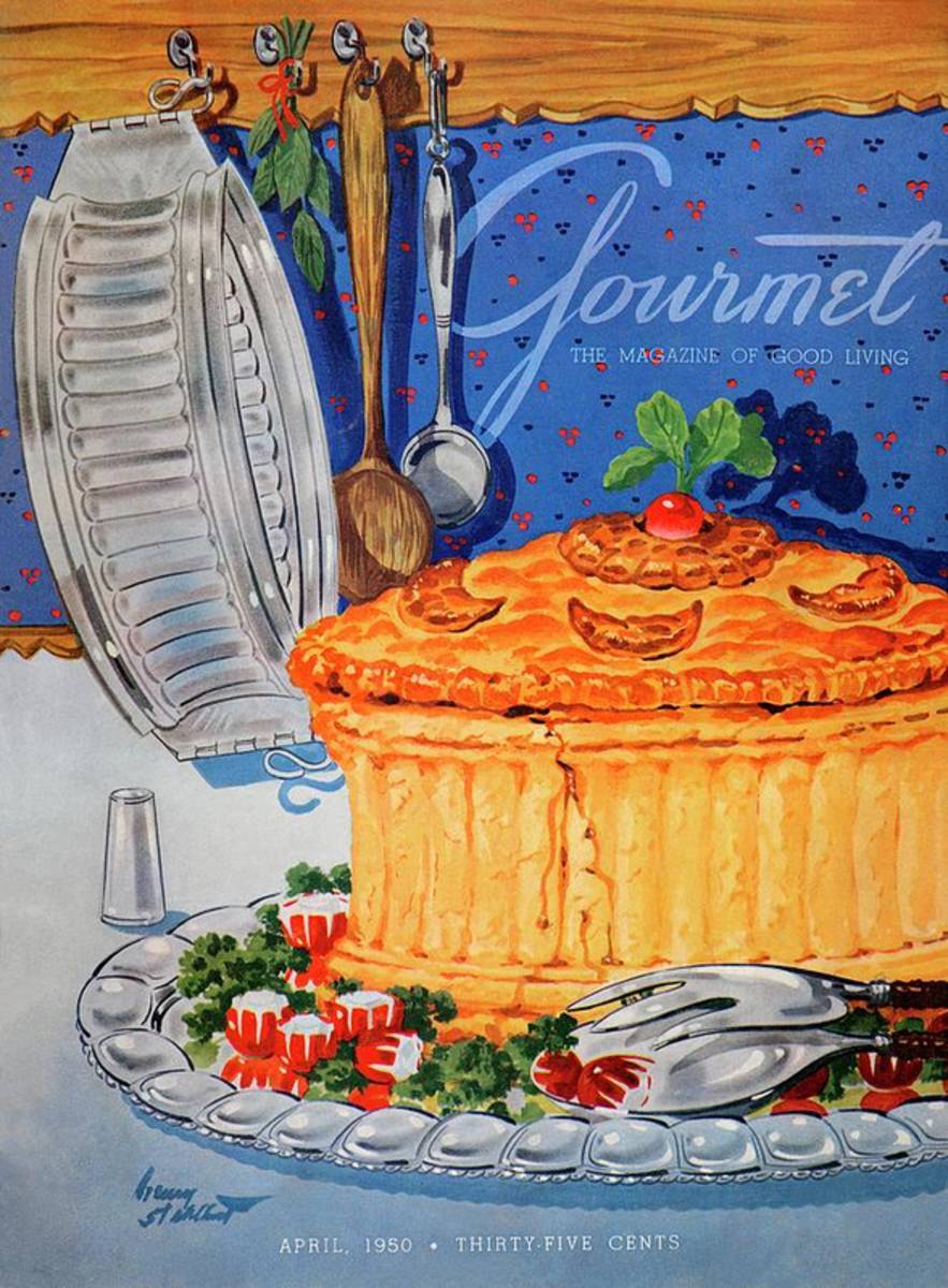 A Gourmet Cover Of Pate En Croute - Poster | Canvas Wall Art Print