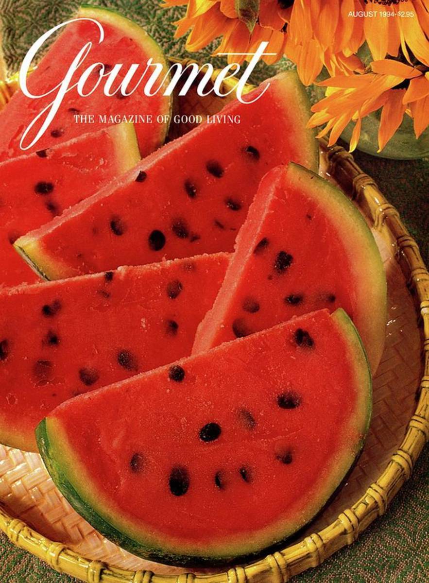 A Gourmet Cover Of Watermelon Sorbet - Poster | Canvas Wall Art Print