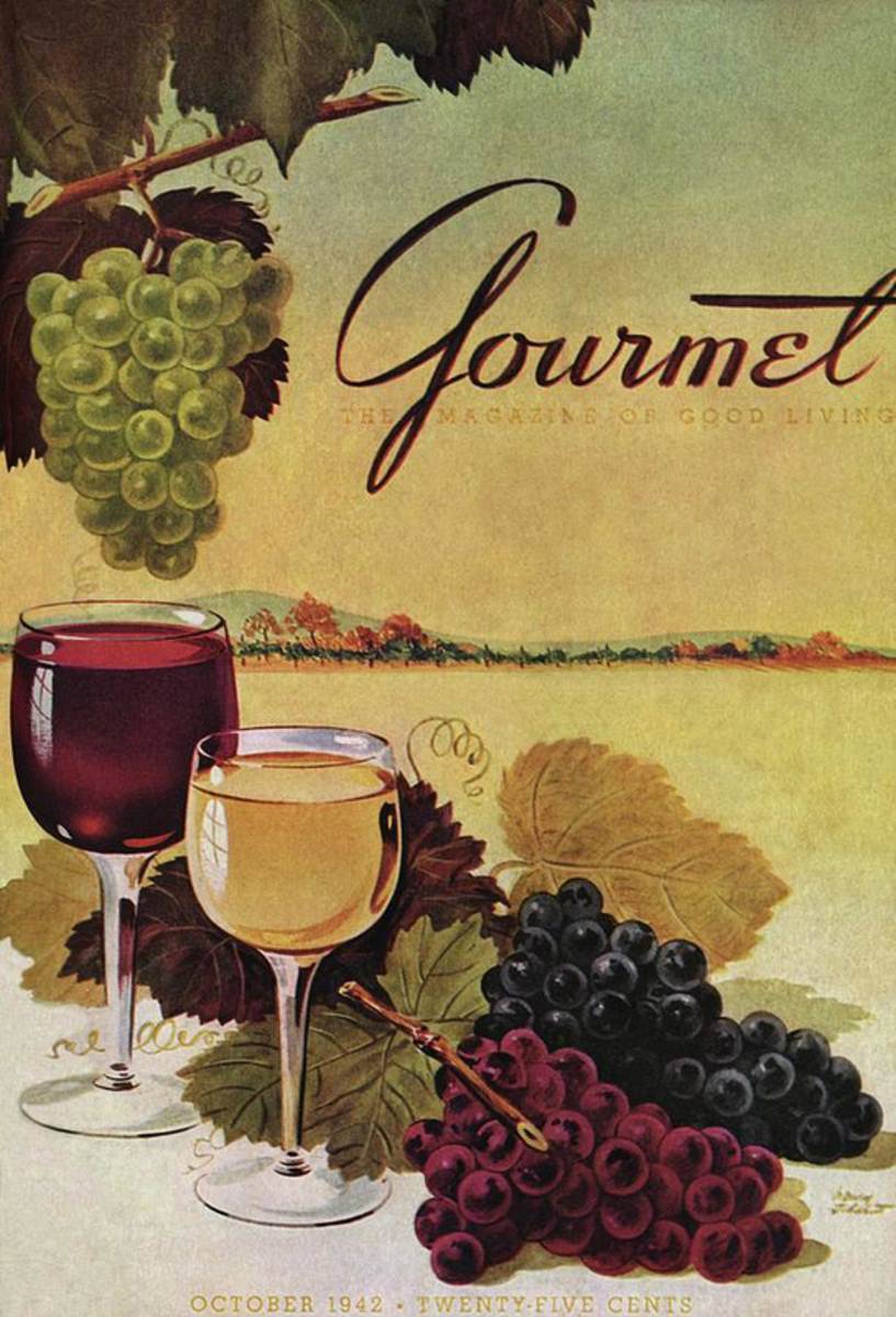 A Gourmet Cover Of Wine - Poster | Canvas Wall Art Print