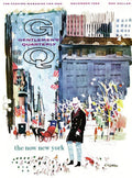 A Gq Cover Of The Plaza Hotel - Poster | Canvas Wall Art Print