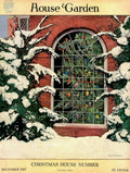 A House And Garden Cover Of A Christmas Tree - Poster | Canvas Wall Art Print