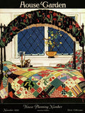 A House And Garden Cover Of A Four-Poster Bed - Poster | Canvas Wall Art Print