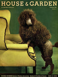 A House And Garden Cover Of A Poodle - Poster | Canvas Wall Art Print