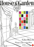 A House And Garden Cover Of Color Swatches - Poster | Canvas Wall Art Print