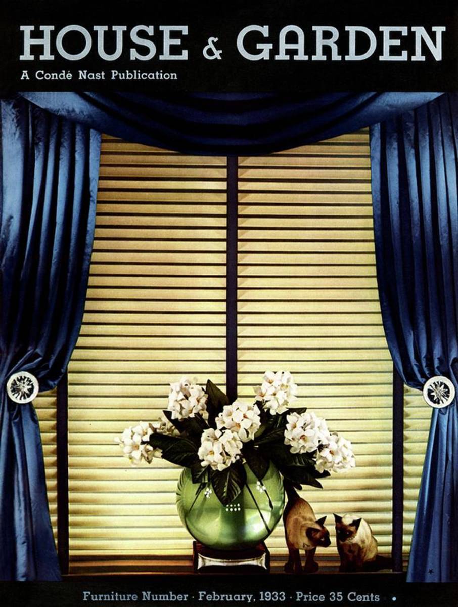 A House And Garden Cover Of Flowers By A Window - Poster | Canvas Wall Art Print