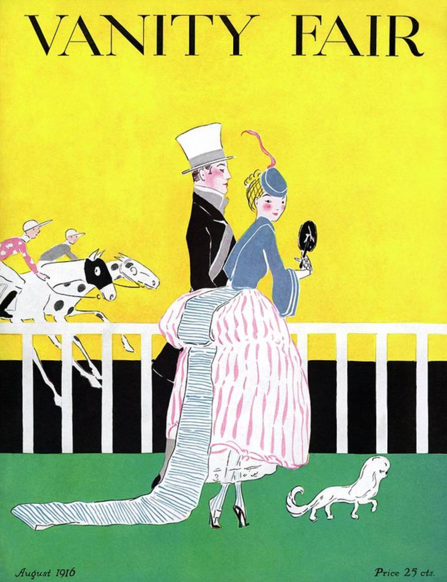 A Magazine Cover For Vanity Fair Of A Couple - Poster | Canvas Wall Art Print