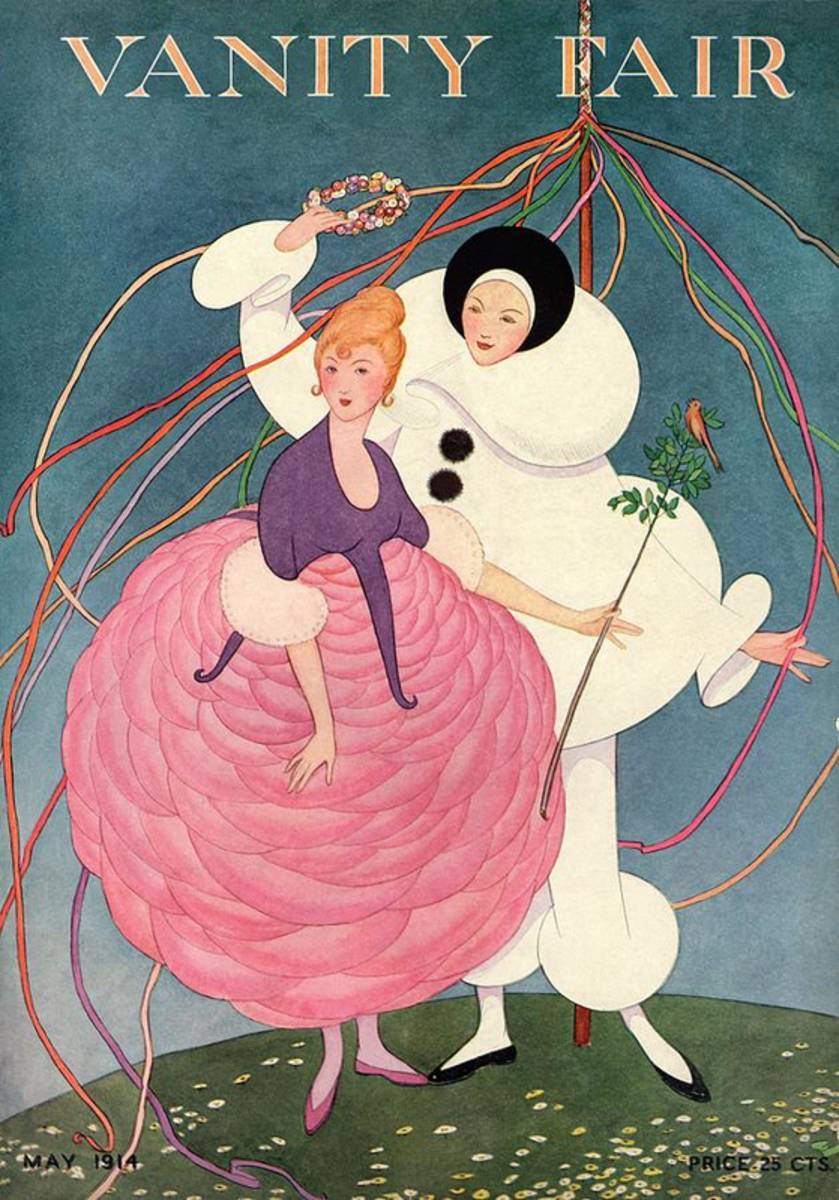 A Magazine Cover For Vanity Fair Of A Girl - Poster | Canvas Wall Art Print