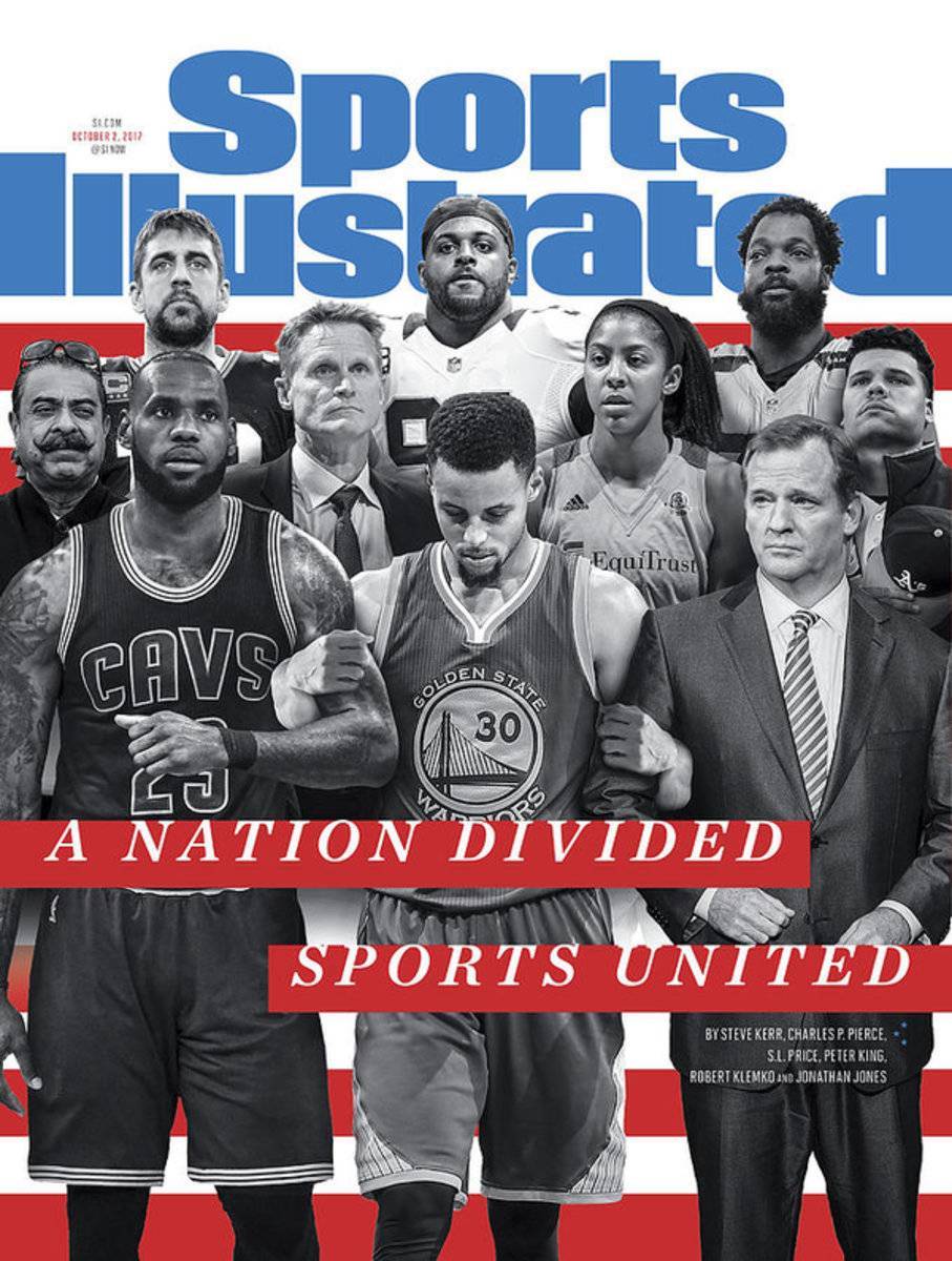 A Nation Divided, Sports United Sports Illustrated Cover - Poster | Canvas Wall Art Print