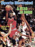 A Star Is Born Michael Jordan Lights Up The Nba Sports Illustrated Cover - Poster | Canvas Wall Art Print
