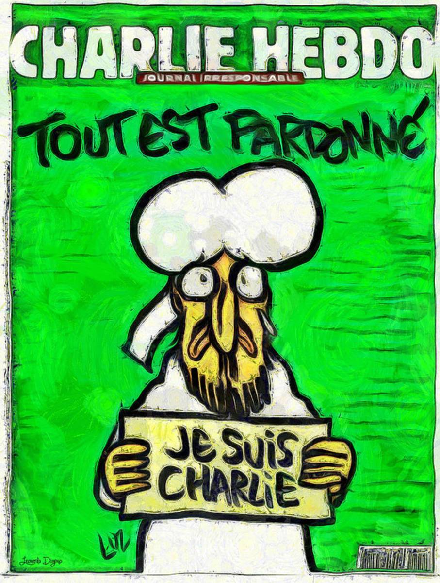 A Tribute For Charlie Hebdo - Poster | Canvas Wall Art Print