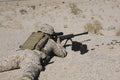 A U.S. Marine Zeros His M107 Sniper - Poster | Canvas Wall Art Print