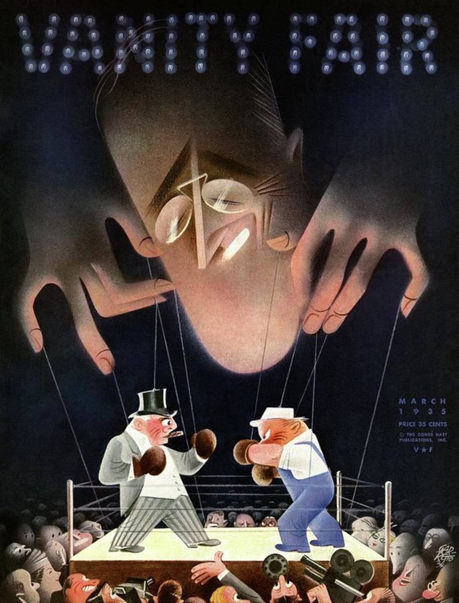 A Vanity Fair Cover Depicting Class Issues - Poster | Canvas Wall Art Print