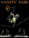 A Vanity Fair Cover Of A Woman Tightrope Walking - Poster | Canvas Wall Art Print