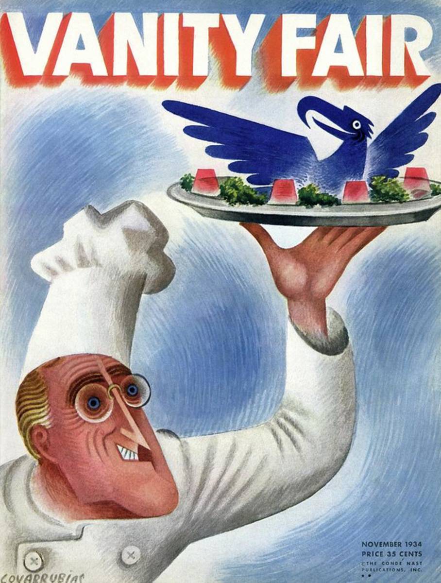 A Vanity Fair Cover Of Roosevelt At Thanksgiving - Poster | Canvas Wall Art Print