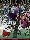 A Vanity Fair Cover Of Women Throwing Apples - Poster | Canvas Wall Art Print