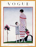A Vintage Vogue Magazine Cover Of A Child - Poster | Canvas Wall Art Print