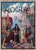 A Vintage Vogue Magazine Cover Of A Medieval Man - Poster | Canvas Wall Art Print