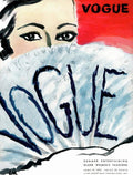 A Vintage Vogue Magazine Cover Of A Woman - Poster | Canvas Wall Art Print