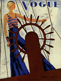 A Vintage Vogue Magazine Cover Of A Woman - Poster | Canvas Wall Art Print