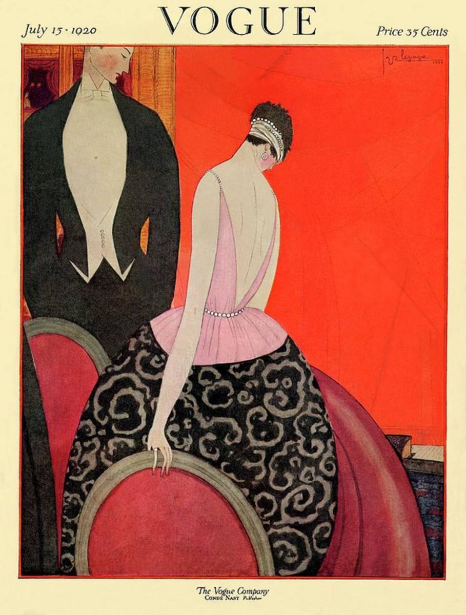 A Vogue Cover Of A Couple In Formalwear - Poster | Canvas Wall Art Print