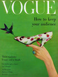 A Vogue Cover Of A Floral Dior High Heel - Poster | Canvas Wall Art Print
