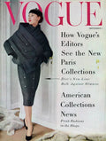 A Vogue Cover Of A Model Wearing A Dior Suit - Poster | Canvas Wall Art Print